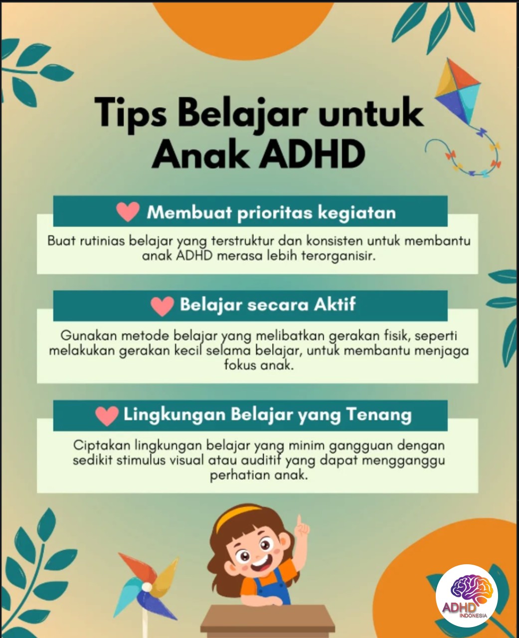 Strategi Belajar yang Cocok untuk Anak ADHD di Kabupaten Temanggung